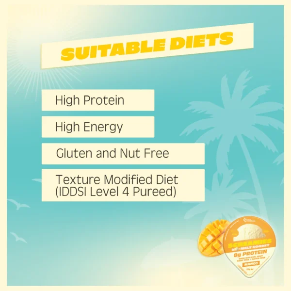 SCREAMIES 8g Protein Mango No-Melt Sorbet - Image 5