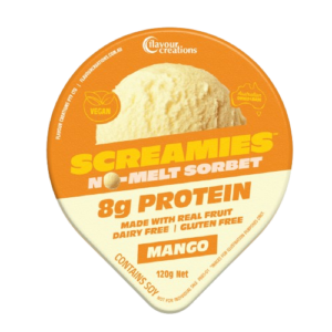SCREAMIES 8g Protein Mango No-Melt Sorbet